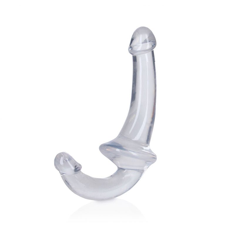 REALROCK 20 cm Strapless Strap - On - Clear - Clear Strapless Strap - On