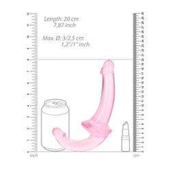 REALROCK 20 cm Strapless Strap-On - Pink - Pink Strapless Strap-On