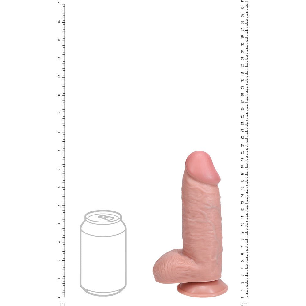 REALROCK 20cm Extra Thick Dildo with Balls Flesh 20 cm (8'')