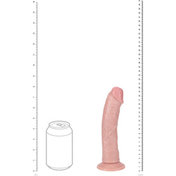 REALROCK 20cm Vibrating + Rotating Cock Flesh (8'') USB Rechargeable Dong