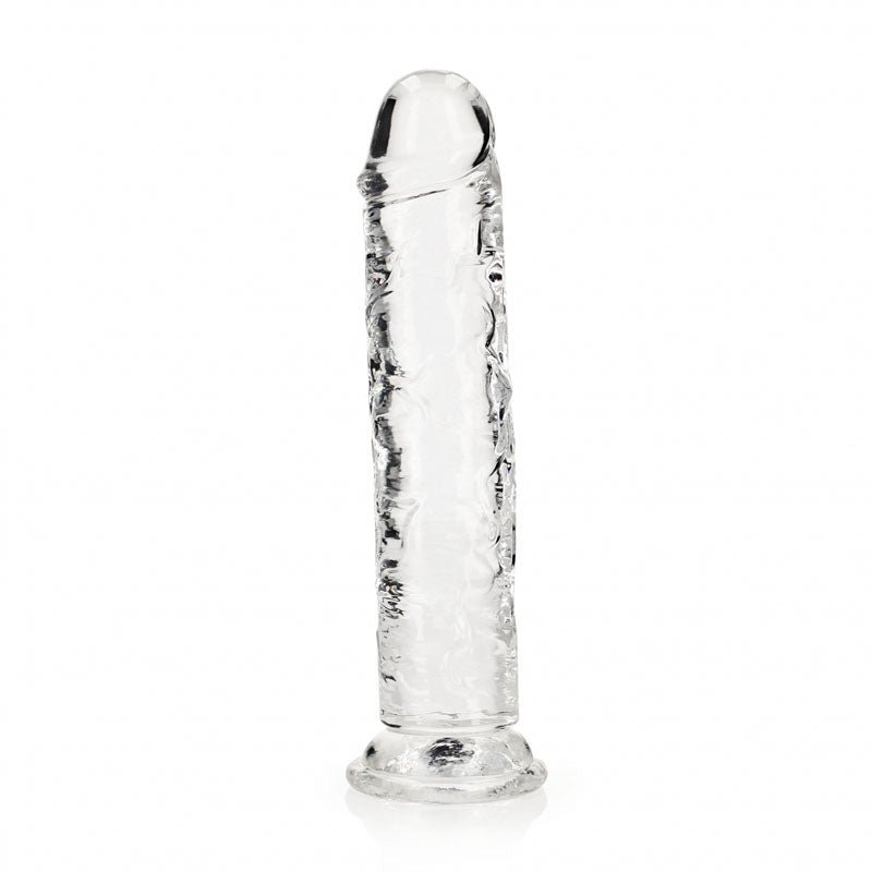 REALROCK 25 cm Straight Dildo - Clear - Clear 25 cm (10'') Dong