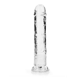 REALROCK 25 cm Straight Dildo - Clear - Clear 25 cm (10'') Dong