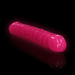 REALROCK 30 cm Double Dong Glow - Pink - Pink 30 cm (12'') Double Dong