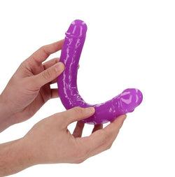 REALROCK 30 cm Double Dong Glow - Purple - Purple 30 cm (12'') Double Dong