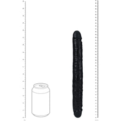 REALROCK 30cm Slim Double Dildo Black