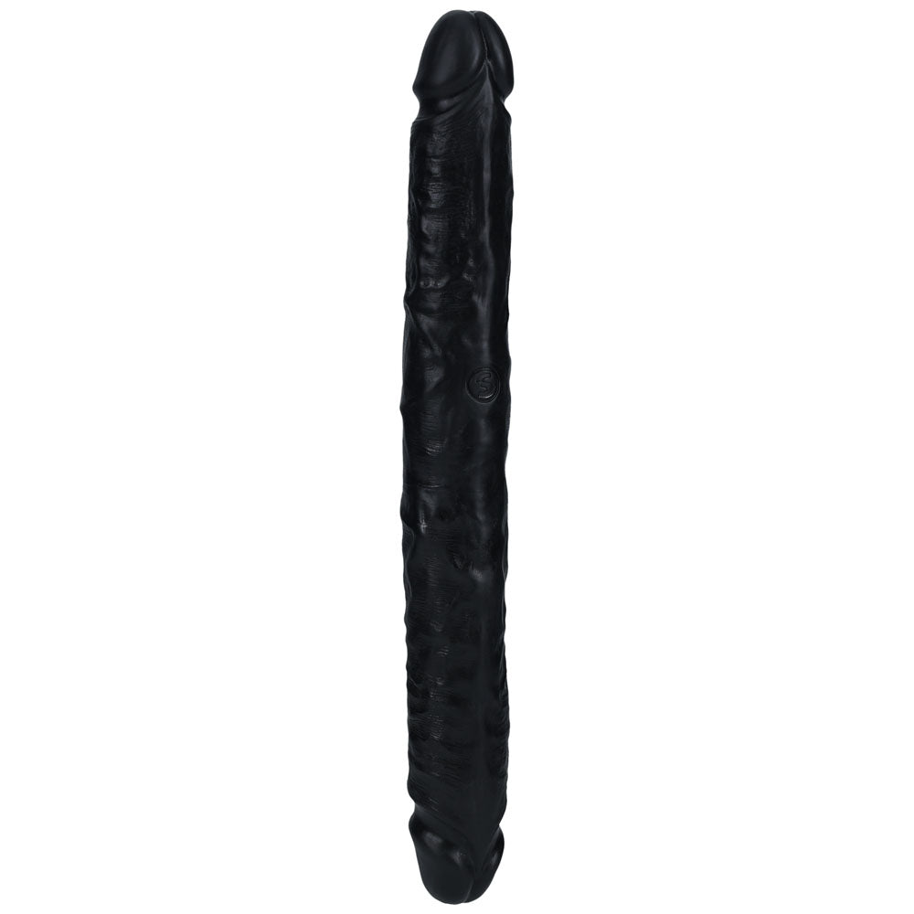 REALROCK 30cm Slim Double Dildo Black