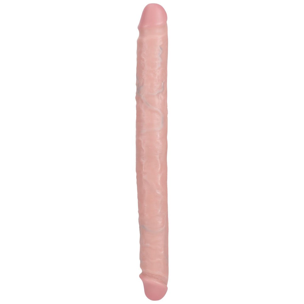 REALROCK 35cm Slim Double Dildo - Flesh Double Dong