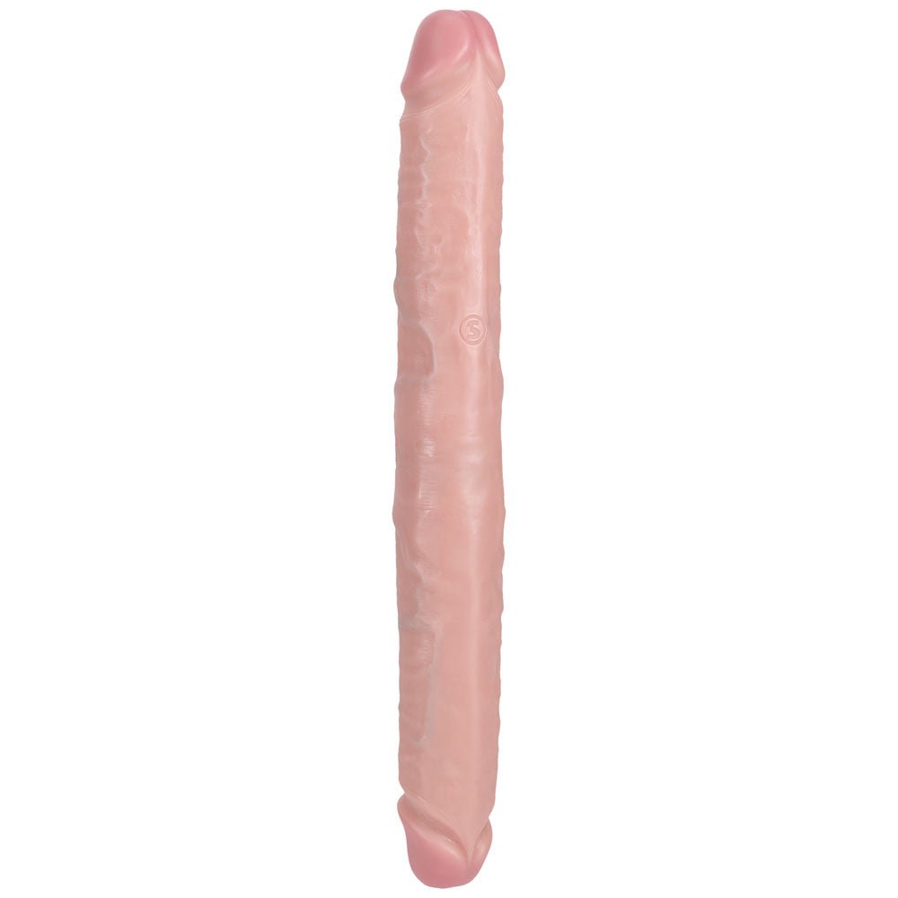 REALROCK 35cm Thick Double Dildo - Flesh Thick Double Dong