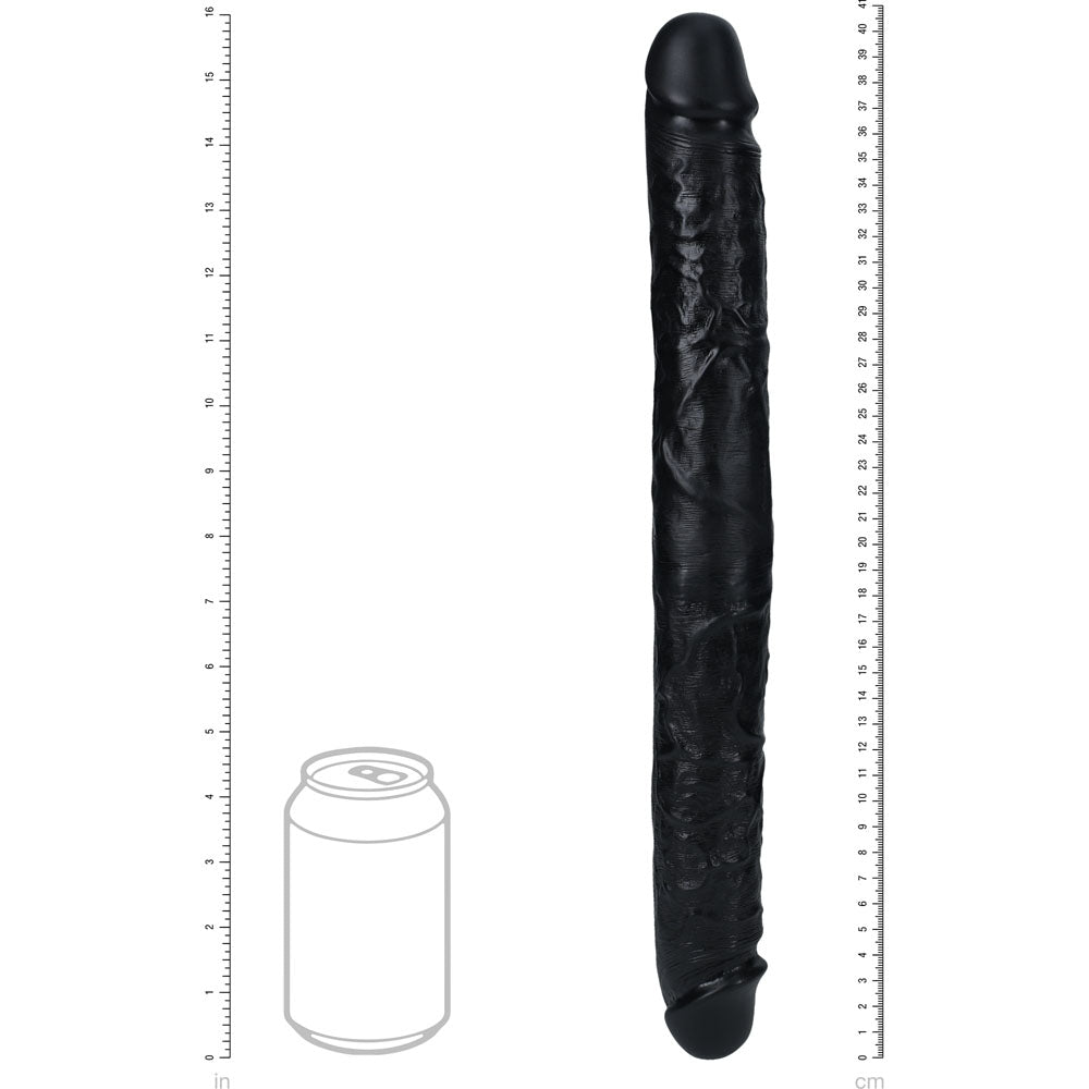 REALROCK 40cm Thick Double Dildo Black