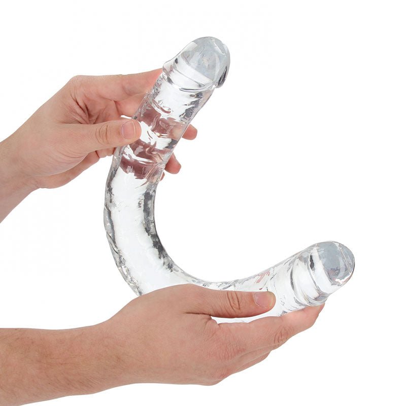 REALROCK 45 cm Double Dong - Clear - Clear 45 cm (18'') Double Dong