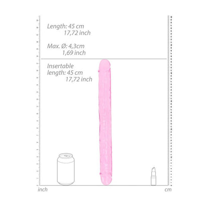 REALROCK 45 cm Double Dong - Pink - Pink 45 cm (18'') Double Dong