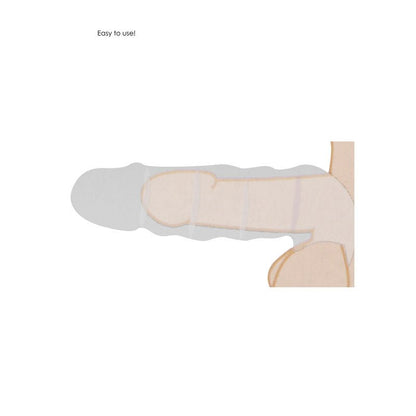 REALROCK 7'' Penis Extender - Flesh 17.8 cm Penis Extension Sleeve