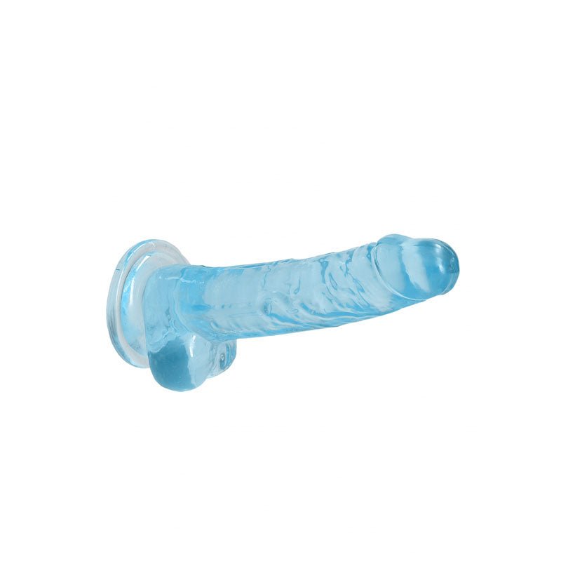 RealRock 7'' Realistic Dildo With Balls - Blue 17.8 cm Dong