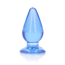 REALROCK 9 cm Anal Plug - Blue (3.5'') Butt Plug