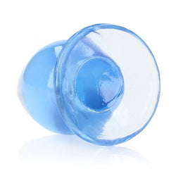 REALROCK 9 cm Anal Plug - Blue (3.5'') Butt Plug