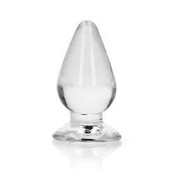 REALROCK 9 cm Anal Plug - Clear - Clear 9 cm (3.5'') Butt Plug