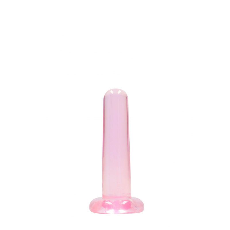 REALROCK Non Realistic Dildo With Suction Cup - 13.5 cm -Pink 13.5 cm Dong