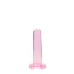 REALROCK Non Realistic Dildo With Suction Cup - 13.5 cm -Pink 13.5 cm Dong