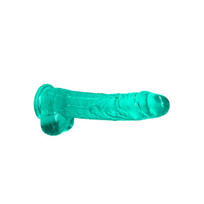 REALROCK Realistic Dildo With Balls 9IN Turquoise