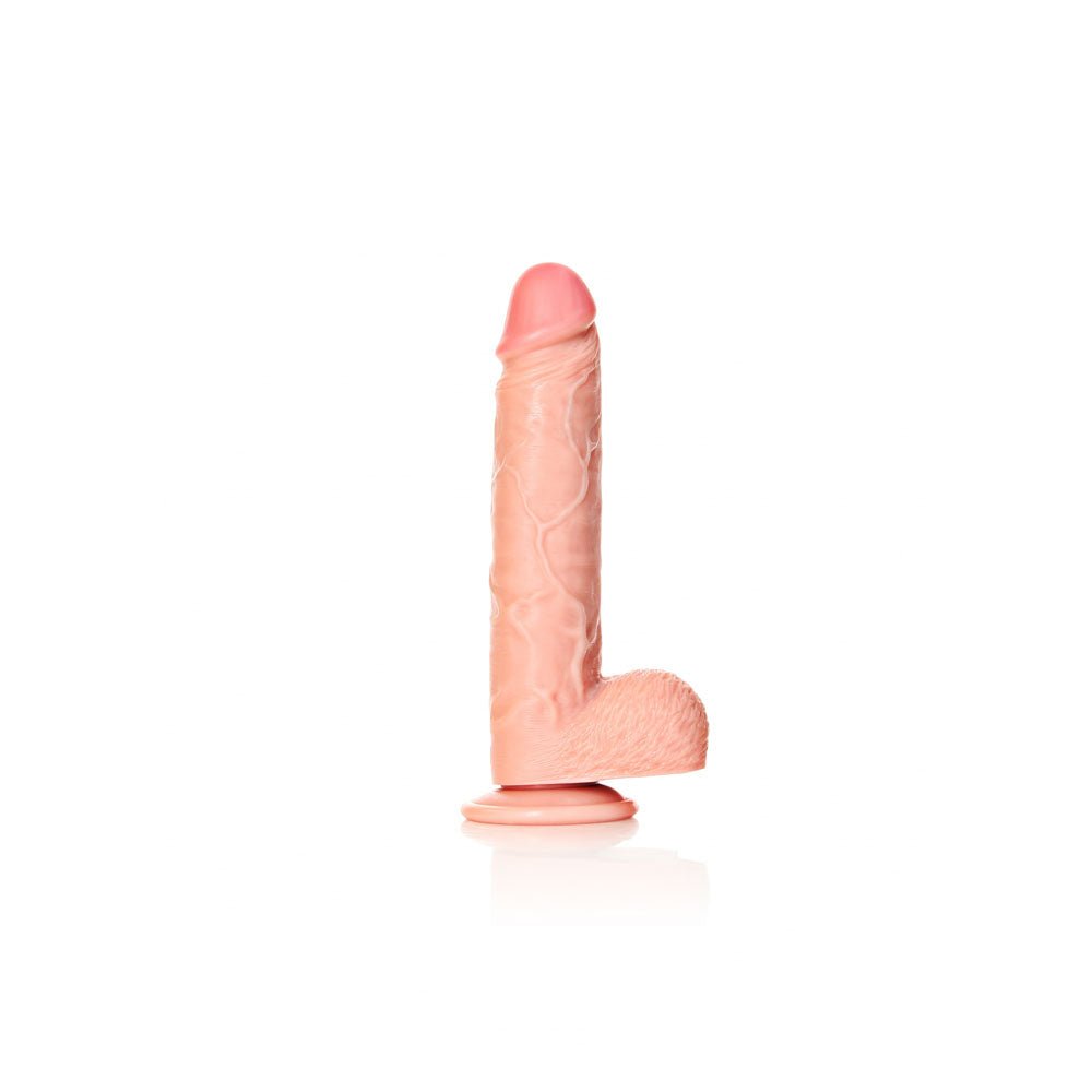 REALROCK Straight Realistic Dildo with Balls - 23 cm Flesh