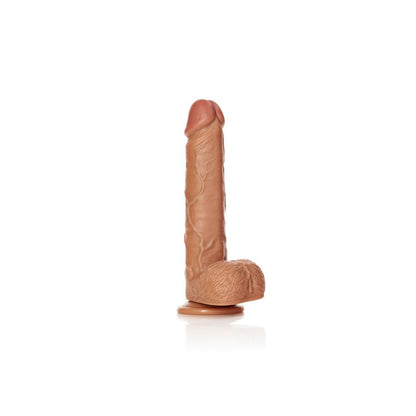 REALROCK Straight Realistic Dildo with Balls - 23 cm Tan