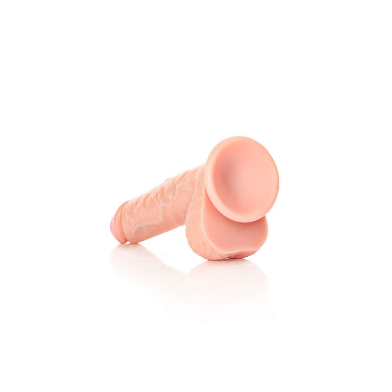 REALROCK Straight Realistic Dildo with Balls - Flesh 18 cm (7'') Dong