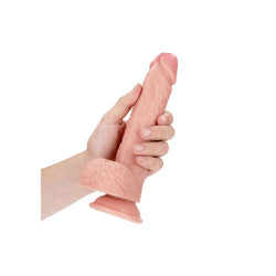 REALROCK Straight Realistic Dildo with Balls - Flesh 20.5 cm (8'') Dong