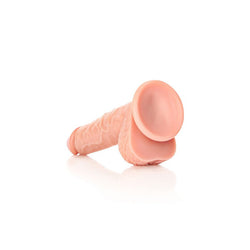 REALROCK Straight Realistic Dildo with Balls - Flesh 20.5 cm (8'') Dong