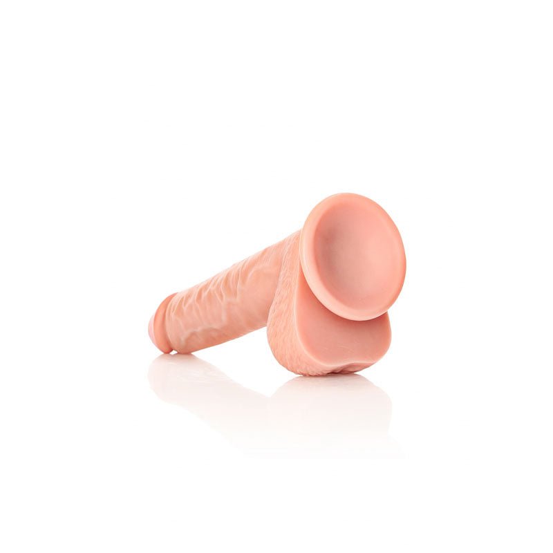 REALROCK Straight Realistic Dildo with Balls - Flesh 25.5 cm (10'') Dong