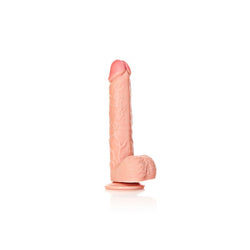 REALROCK Straight Realistic Dildo with Balls - Flesh 25.5 cm (10'') Dong