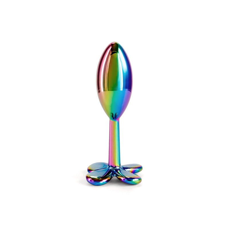 Rear Assets Clover - Multicolour 9.2 cm Metallic Butt Plug