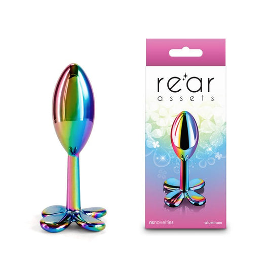 Rear Assets Clover - Multicolour 9.2 cm Metallic Butt Plug