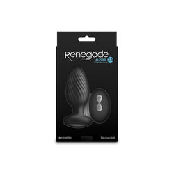 Renegade Alpine 2.0 - 10.7 cm USB Rechargeable Gyrating Anal Plug with Remote