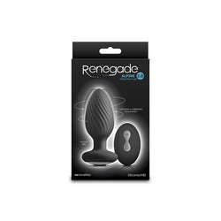 Renegade Alpine 2.0 - 10.7 cm USB Rechargeable Gyrating Anal Plug with Remote