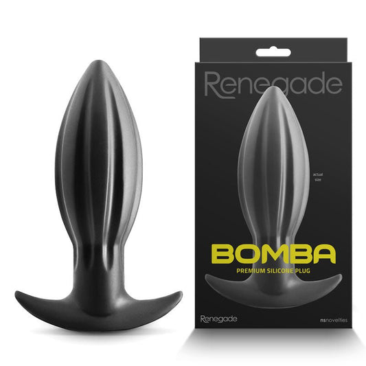 Renegade Bomba - Black - Large - Black 18.7 cm Large Butt Plug