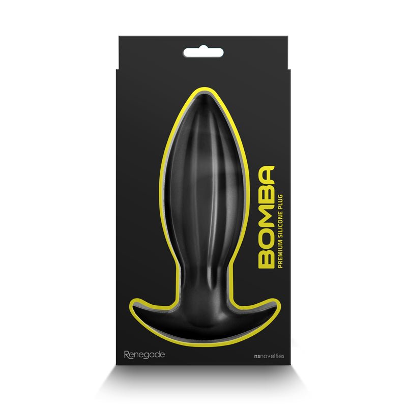 Renegade Bomba - Black - Medium - Black 15.6 cm Medium Butt Plug