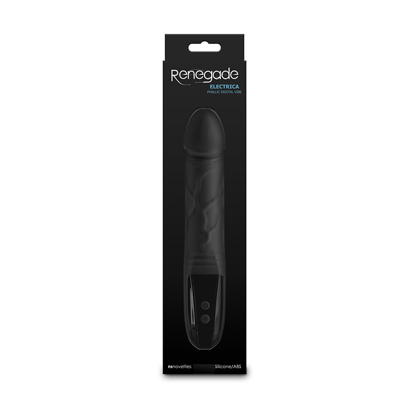 Renegade Electrica Black 22.9 cm USB Rechargeable Vibrator