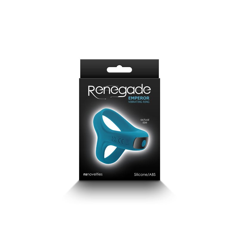 Renegade Emperor - Teal USB Rechargeable Vibrating Cock & Ball Rings