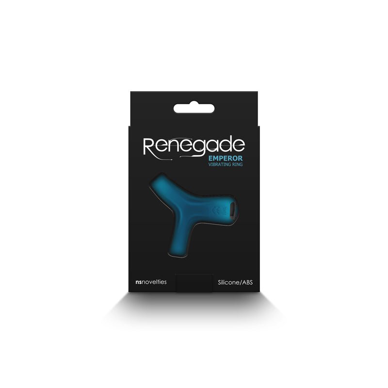 Renegade Emperor - Teal USB Rechargeable Vibrating Cock & Ball Rings