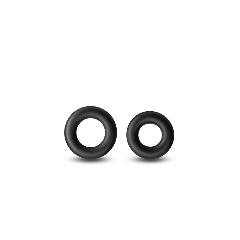 Renegade Erectus - Black - Black Cock Rings - Set of 2