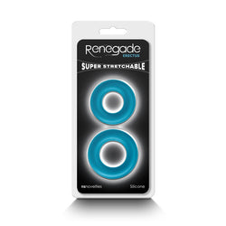 Renegade Erectus - Teal Cock Rings - Set of 2