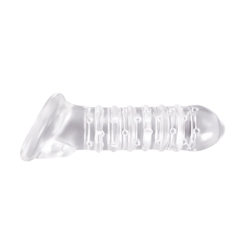 Renegade - Ribbed Extension - Clear Penis Extension Sleeve