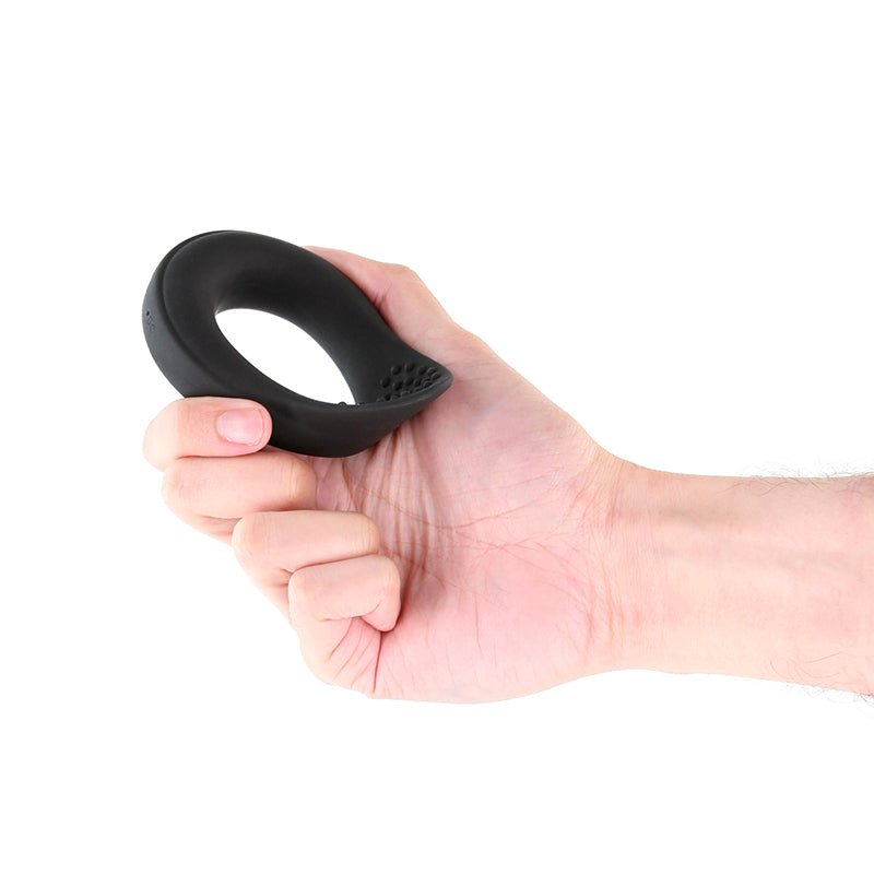 Renegade Slider Black USB Rechargeable Vibrating Cock Ring