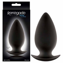 Renegade - Spades Black 11.2 cm (4.4'') XL Butt Plug