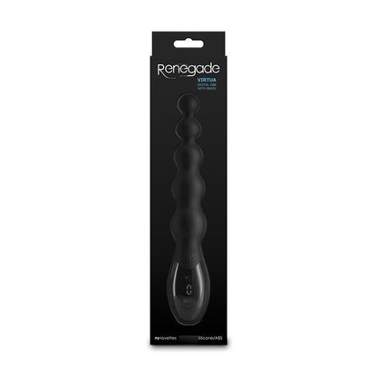 Renegade Virtua Black 23.9 cm USB Rechargeable Anal Vibrator