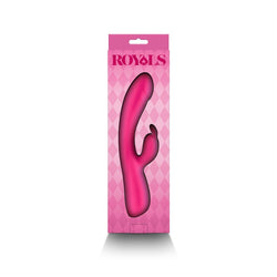 Royals Divine Metallic Pink 22.2 cm USB Rechargeable Rabbit Vibrator