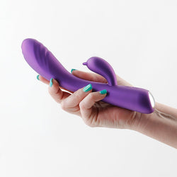 Royals Duchess Metallic Purple 21.2 cm USB Rechargeable Rabbit Vibrator