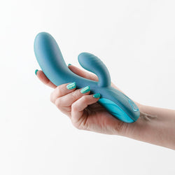 Royals Regent Metallic Green 19.3 cm USB Rechargeable Rabbit Vibrator