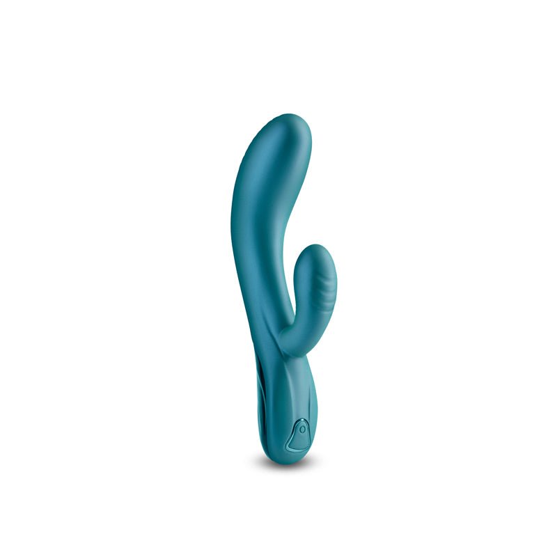 Royals Regent Metallic Green 19.3 cm USB Rechargeable Rabbit Vibrator