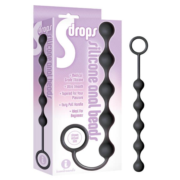 S-Drops Silicone Anal Beads - Anal Beads